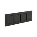 Legrand - Interrupteur unipolaire quadruple n° 1 avec cadre NILOE STEP noir