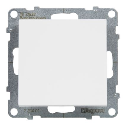 Legrand - Interrupteur unipolaire sans cadre, 1 module, SUNO, blanc