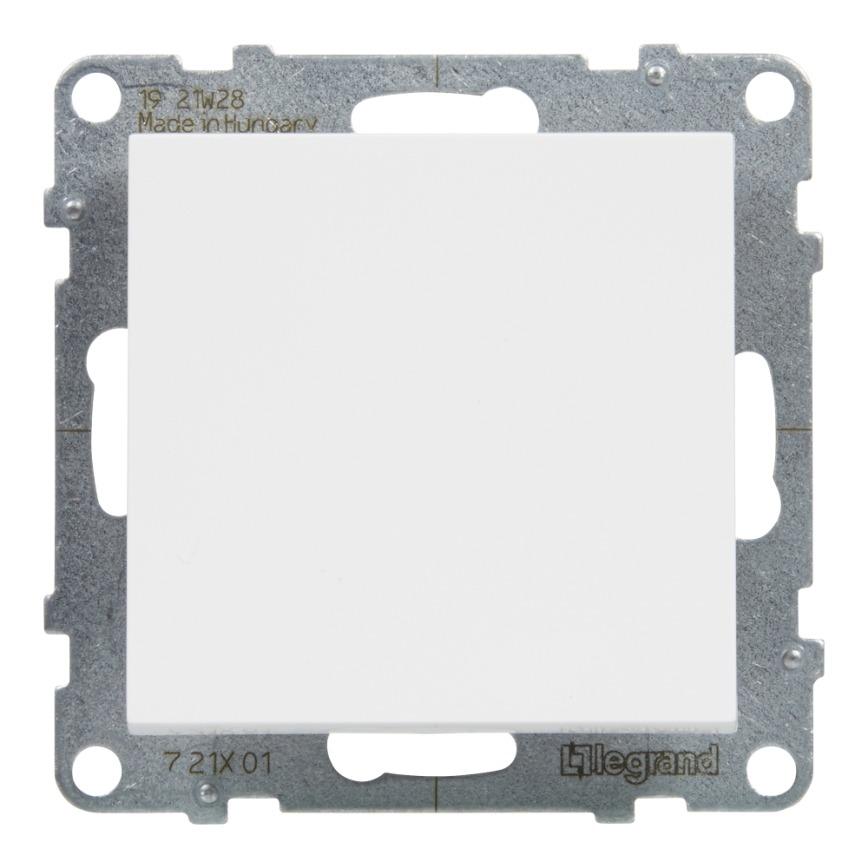 Legrand - Interrupteur unipolaire sans cadre, 1 module, SUNO, blanc