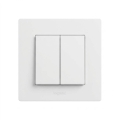 Legrand - Interrupteur va-et-vient double č. 5 avec cadre NILOE STEP blanc