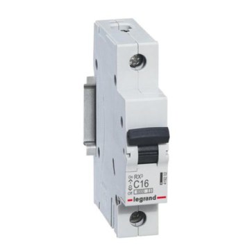 Legrand - Modulair 1-polige automaat RX3 1P C 16A 6000A