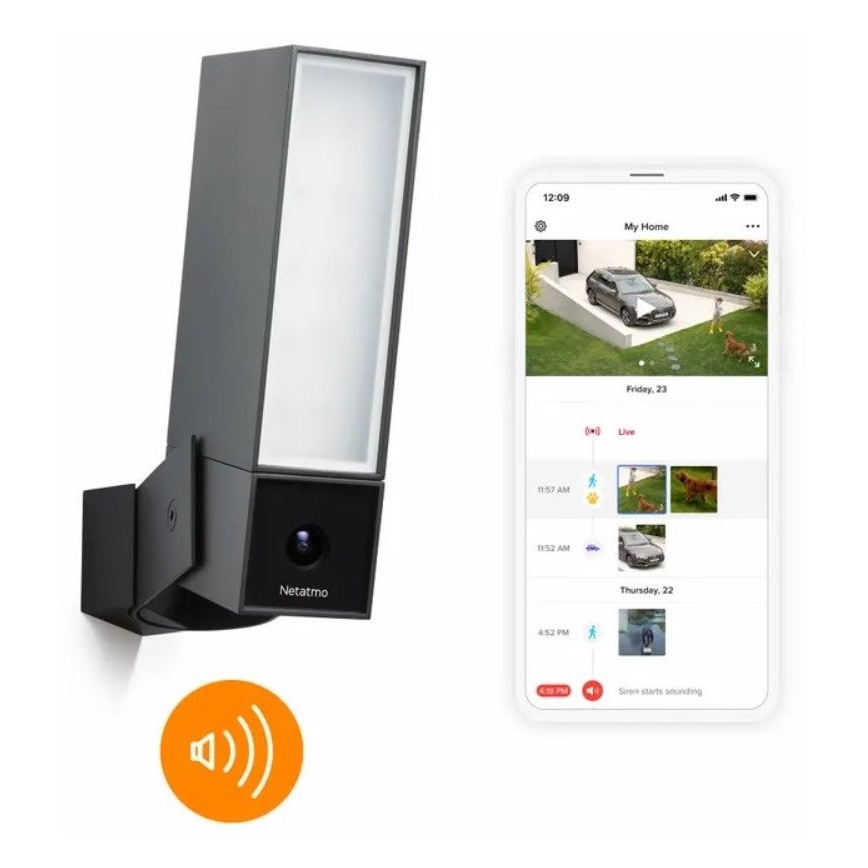 Legrand NOC-PRO - Camera voor Buiten met LED Verlichting Full HD 1080p 230V Wi-Fi IPX6