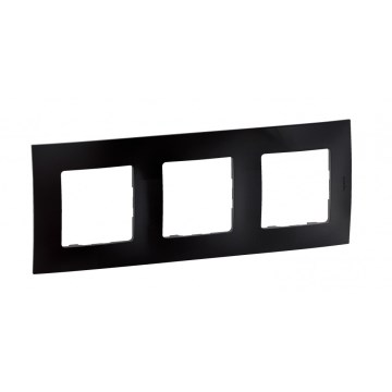 Legrand - Plaque triple NILOE noire