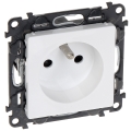Legrand - Prise domestique sans cadre VALENA LIFE 250 V blanche