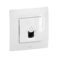 Legrand - Prise Ethernet RJ45 avec cadre NILOE blanche