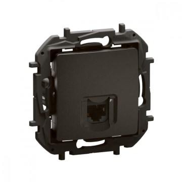 Legrand - RJ45 Ethernet-aansluiting NILOE, zwart, zonder afdekraam