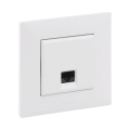 Legrand - RJ45 Ethernet-wandcontactdoos met afdekraam NILOE STEP wit