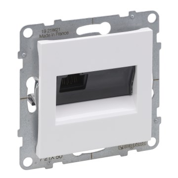 Legrand - RJ45 Ethernet-wandcontactdoos SUNO zonder afdekraam, wit