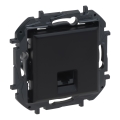 Legrand - RJ45 Ethernet-wandcontactdoos zonder afdekraam NILOE STEP, zwart