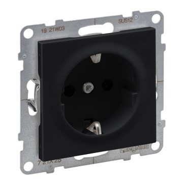 Legrand - SCHUKO-wandcontactdoos 250V/16A SUNO, zwart