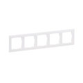 Legrand - SUNO 5-voudig afdekraam wit