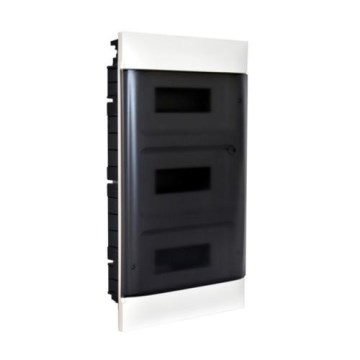 Legrand - Tableau électrique encastré 36 modules IP40 blanc/noir