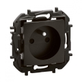 Legrand - Wandcontactdoos zonder afdekraam NILOE 250V zwart
