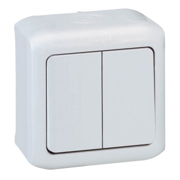 Legrand - Wandschakelaar č. 5 FORIX IP44 wit