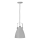 Leuchten Direkt 11059-15 - Hanglamp aan een koord EVA 1xE27/60W/230V diameter 21,5 cm grijs