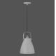 Leuchten Direkt 11059-15 - Hanglamp aan een koord EVA 1xE27/60W/230V grijs