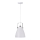 Leuchten Direkt 11059-16 - Hanglamp aan een koord EVA 1xE27/60W/230V diameter 21,5 cm wit