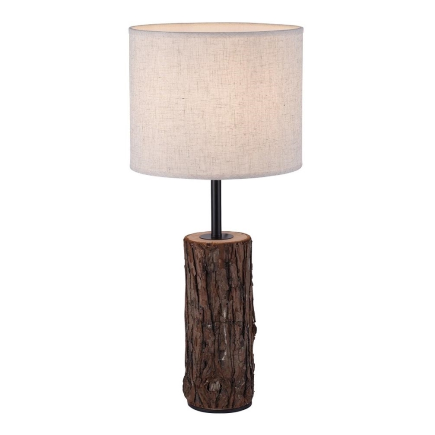 Leuchten Direkt 11233-79 - Bureaulamp BARK 1xE27/40W/230V hout