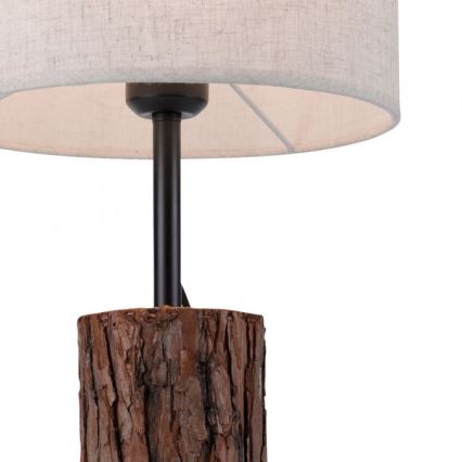Leuchten Direkt 11233-79 - Bureaulamp BARK 1xE27/40W/230V hout