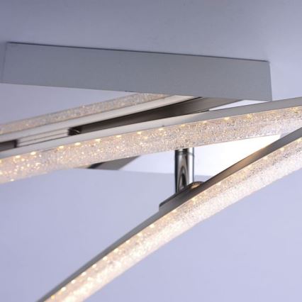 Leuchten Direkt 11290-17 - Lustre monté en surface SIMON 2xLED/5W/230V chrome brillant