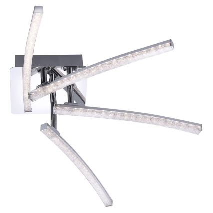 Leuchten Direkt 11291-17 - LED Hanglamp voor Oppervlak Montage  SIMON 4xLED/3W/230V glanzend chroom