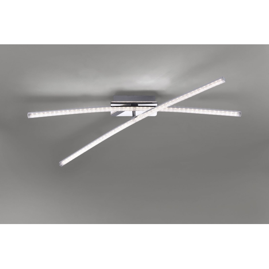 Leuchten Direkt 11292-17 - LED Hanglamp voor Oppervlak Montage SIMON 2xLED/8W/230V glanzend chroom