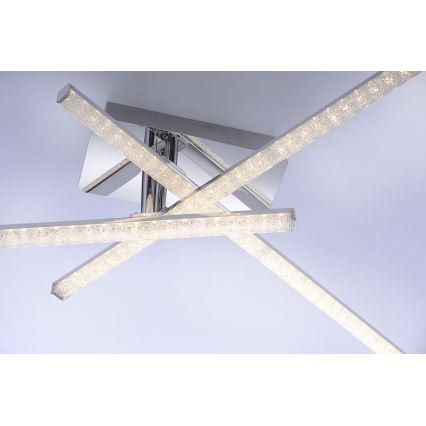 Leuchten Direkt 11293-17 - LED Hanglamp voor Oppervlak Montage SIMON 3xLED/5W/230V glanzend chroom