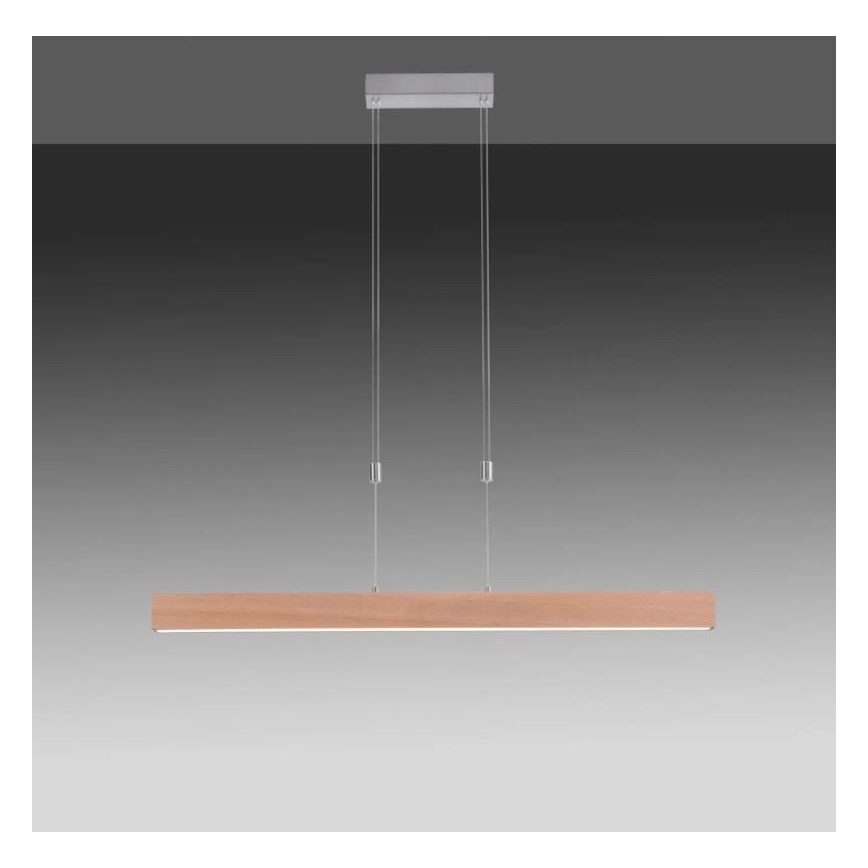 Leuchten Direkt 11420-78 - suspension LED sur câble AMANDA LED/30W/230V 2700-5000K 110 cm marron