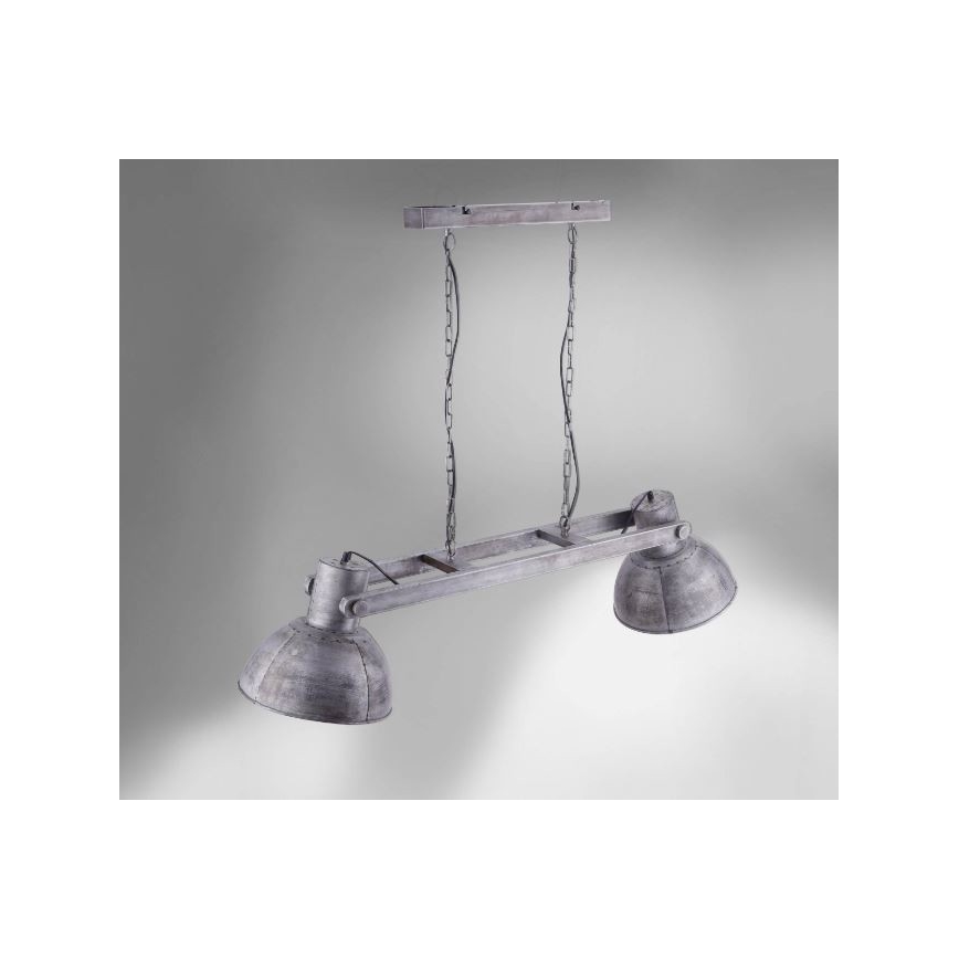 Leuchten Direkt 11483-77 - Hanglamp aan een koord SAMIA 2xE27/25W/230V