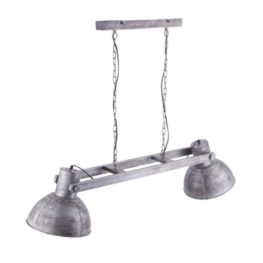 Leuchten Direkt 11483-77 - Hanglamp aan een koord SAMIA 2xE27/25W/230V