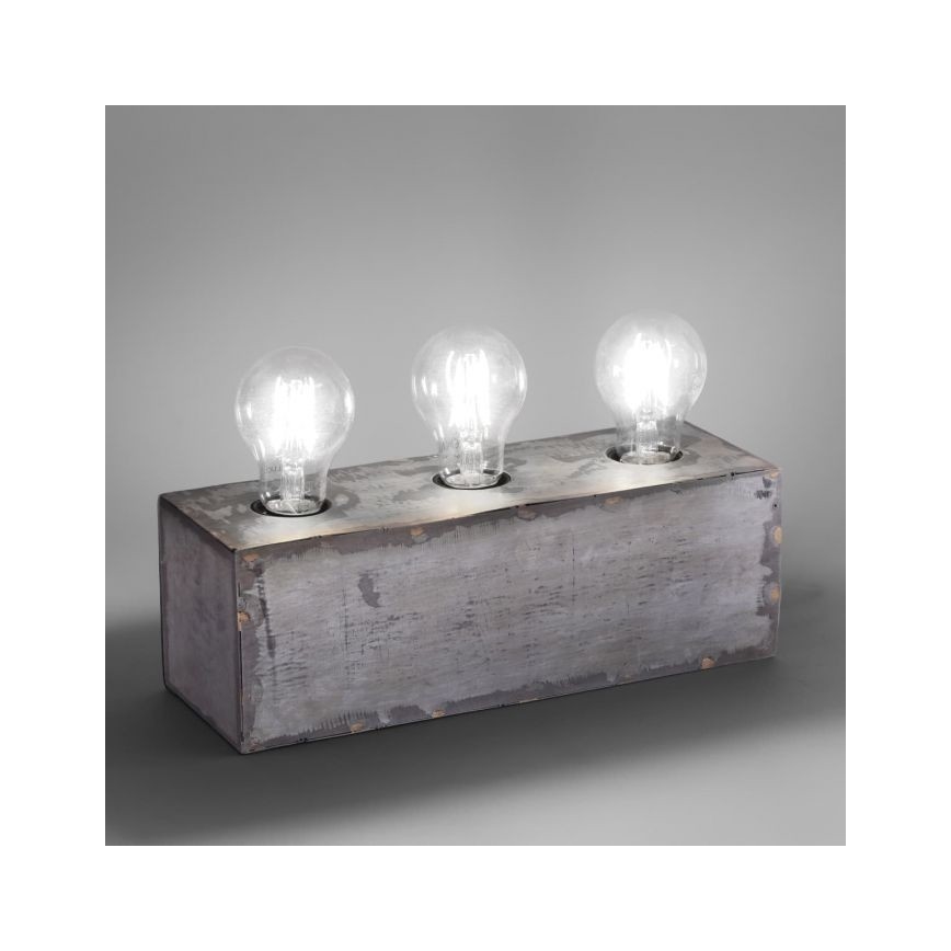 Leuchten Direkt 11498-77 - Tafel Lamp SAMIA 3xE27/25W/230V