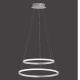 Leuchten Direkt 11525-21 - LED Hanglamp aan koord CIRCLE 1xLED/15W/230V + LED/25W