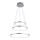 Leuchten Direkt 11526-55 - LED dimbare hanglamp aan kabel CIRCLE LED/13,5W/230V + LED/19,5W + LED/24W
