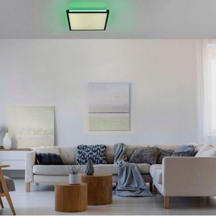 Leuchten Direkt 11621-18 - LED RGB dimbare plafondlamp MARIO LED/24W/230V 2700-5000K + afstandsbediening