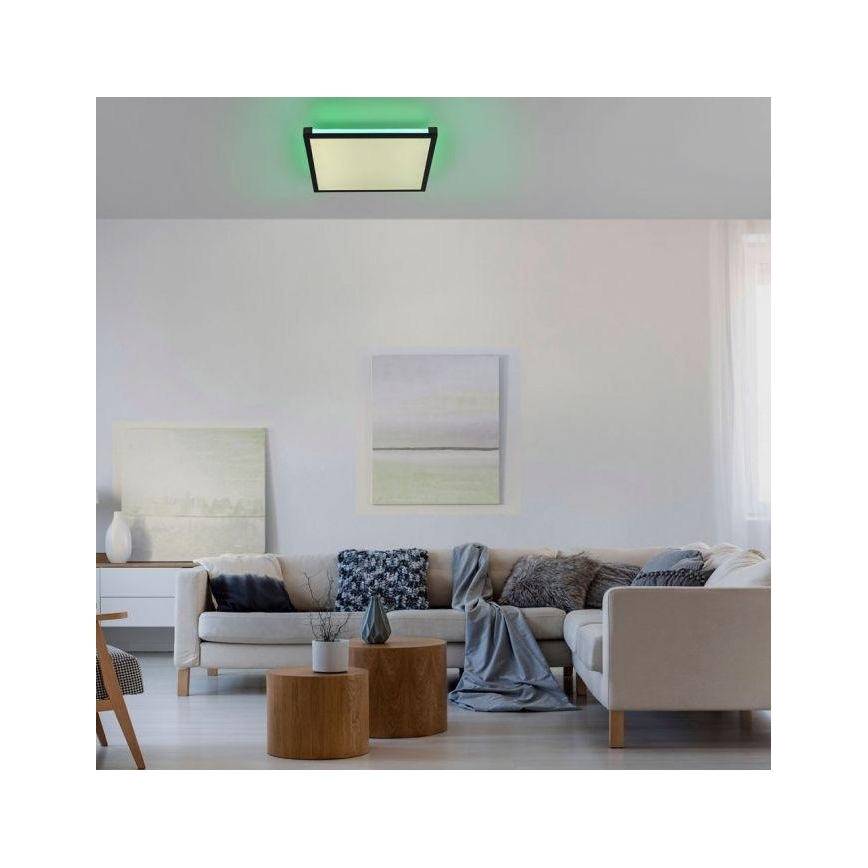 Leuchten Direkt 11621-18 - LED RGB dimbare plafondlamp MARIO LED/24W/230V 2700-5000K + afstandsbediening