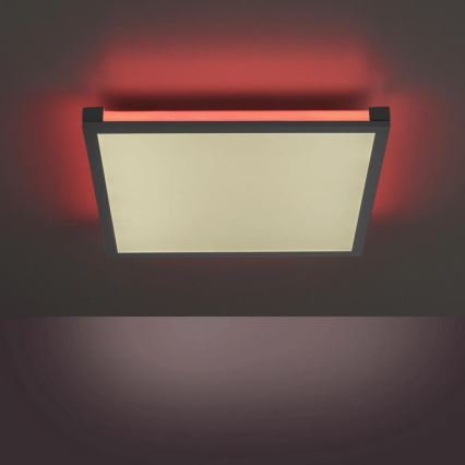 Leuchten Direkt 11621-18 - LED RGB dimbare plafondlamp MARIO LED/24W/230V 2700-5000K + afstandsbediening