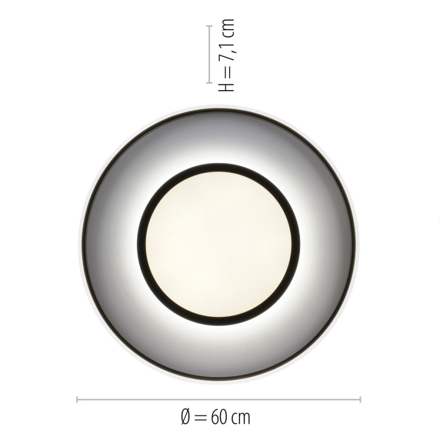 Leuchten Direkt 11627-18 - Dimbare LED RGB Lamp ARENDA LED/31W/230V 2700-5000K + afstandsbediening
