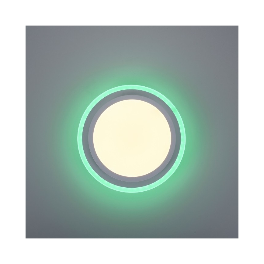 Leuchten Direkt 11662-16 - Dimbare LED RGB plafondlamp ARENDA LED/21W/230V + afstandsbediening