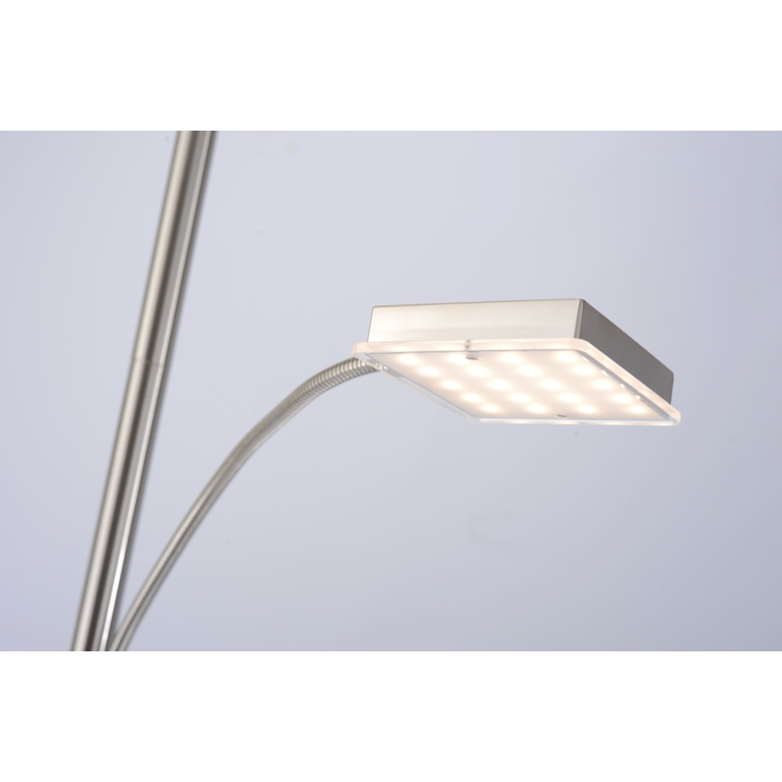 Leuchten Direkt 11710-55 - LED Vloerlamp dimbaar HANS LED/22W/230V + LED/4W