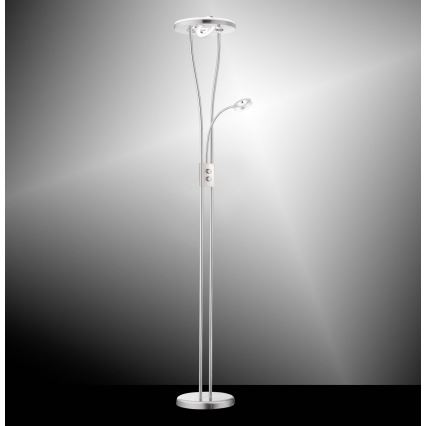 Leuchten Direkt 11778-55 - Lampadaire à intensité variable HELIA LED/16,8W/230V + 2xLED/3,8W