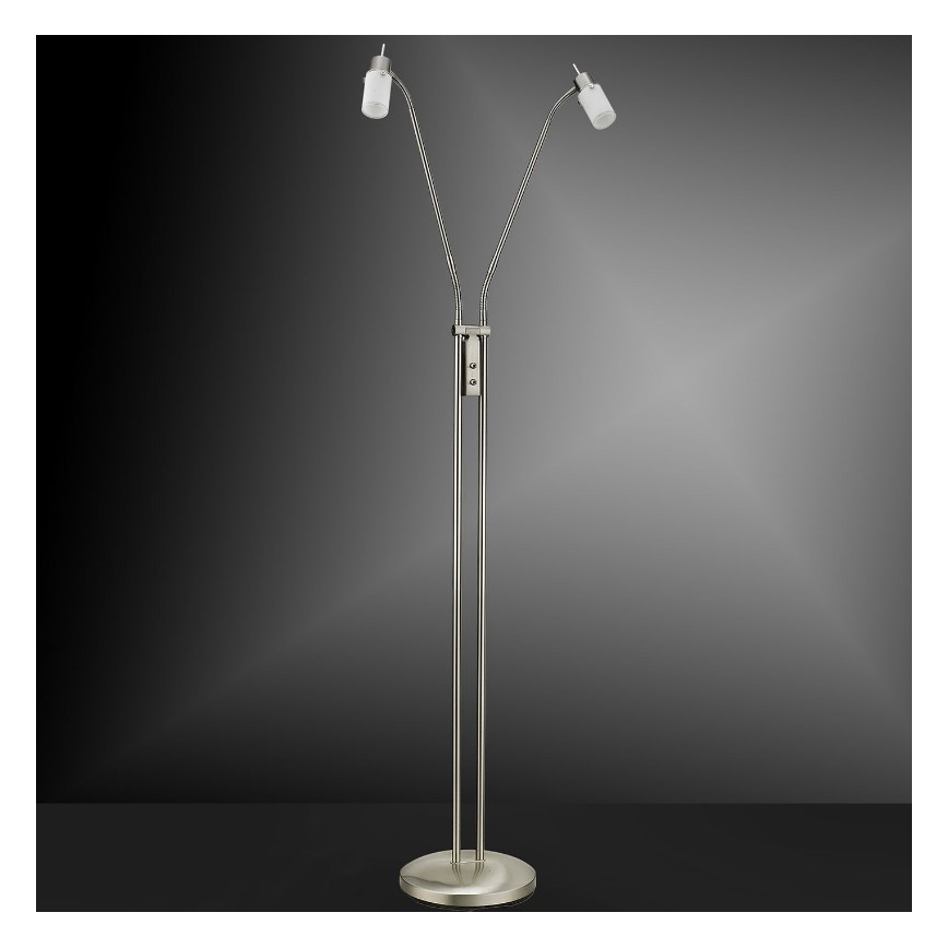 Leuchten Direkt 11937-55 - Staande LED Lamp MAX LED 2xGU10/4W/230V