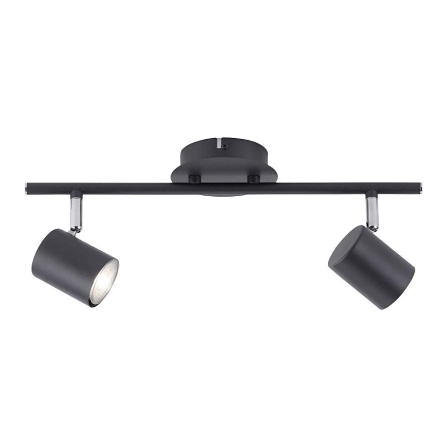 Leuchten Direkt 11942-13 - LED Spot TARIK 2xGU10/5W/230V antraciet