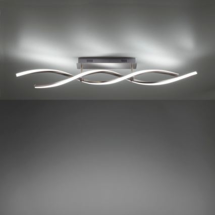 Leuchten Direkt 11993-55 - Lustre monté en surface à intensité variable LED RGB SWING 2xLED/8,5W/230V + Télécommande