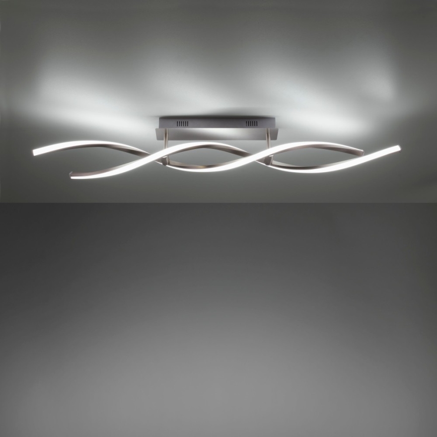 Leuchten Direkt 11993-55 - Lustre monté en surface à intensité variable LED RGB SWING 2xLED/8,5W/230V + Télécommande