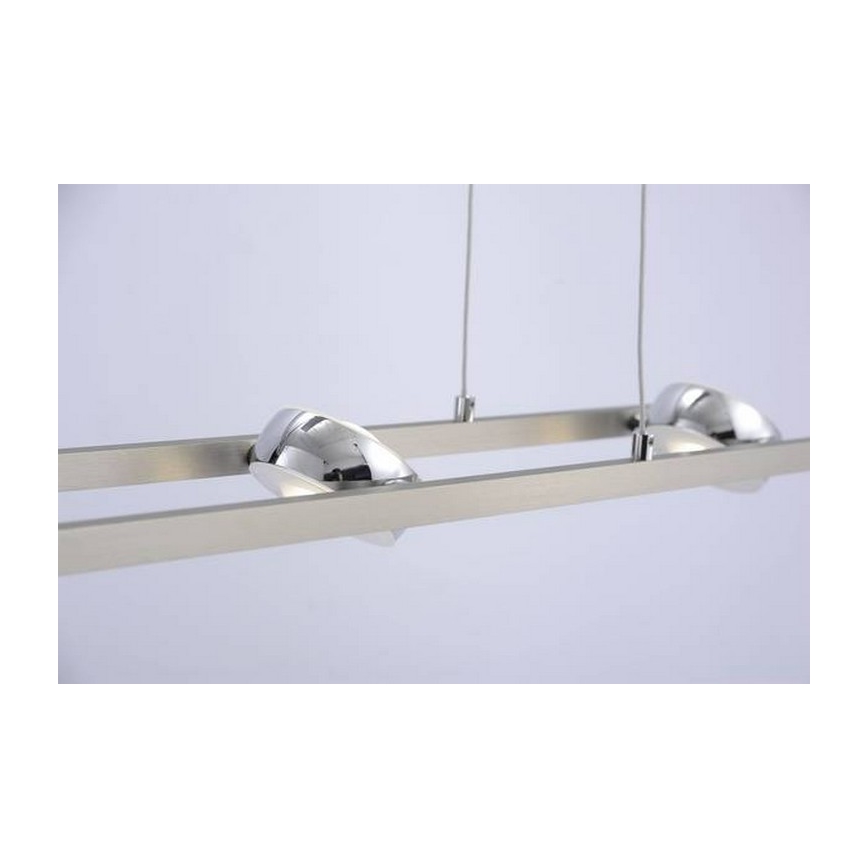 Leuchten Direkt 12470-55 - Dimbare LED RGB Hanglamp aan een koord OPTI 8xLED/3W/230V + afstandsbediening
