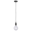 Leuchten Direkt 13570-18 - Hanglamp aan een koord DIY 1xE27/60W/230V zwart