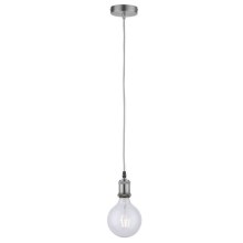 Leuchten Direkt 13570-55 - Hanglamp aan een koord DIY 1xE27/60W/230V mat chroom