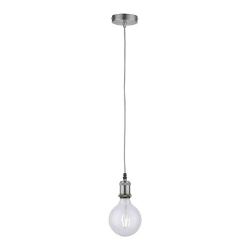 Leuchten Direkt 13570-55 - Hanglamp aan een koord DIY 1xE27/60W/230V mat chroom