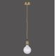 Leuchten Direkt 13570-60 - Hanglamp aan een koord DIY 1xE27/60W/230V messing