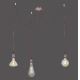 Leuchten Direkt 13571-20 - Suspension filaire DIY 3xE27/60W/230V cuivre
